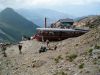 Ostatnia stacja kolejki TRAMWAY du MONT BLANC - le Nid d' Aigle 2372m)